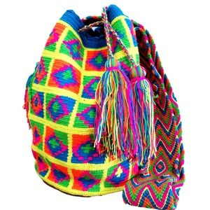 NWT HANDMADE WAYUU HANDBAG BOHEMIAN TOTE CROSSBODY